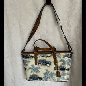 Brahmin Mini Asher Blue Copa Cabana